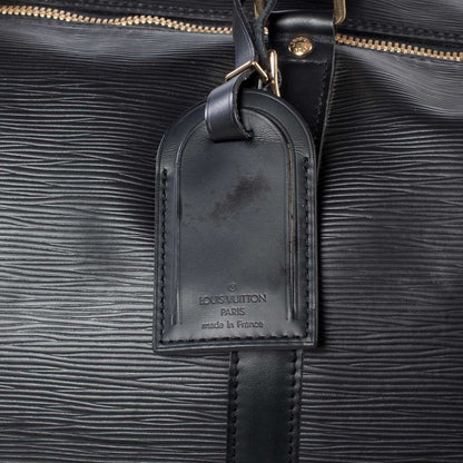 Louis Vuitton Epi Keepall 55 Black 8 of 12