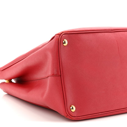Prada Saffiano Lux Large Tote Fuoco 10 of 12