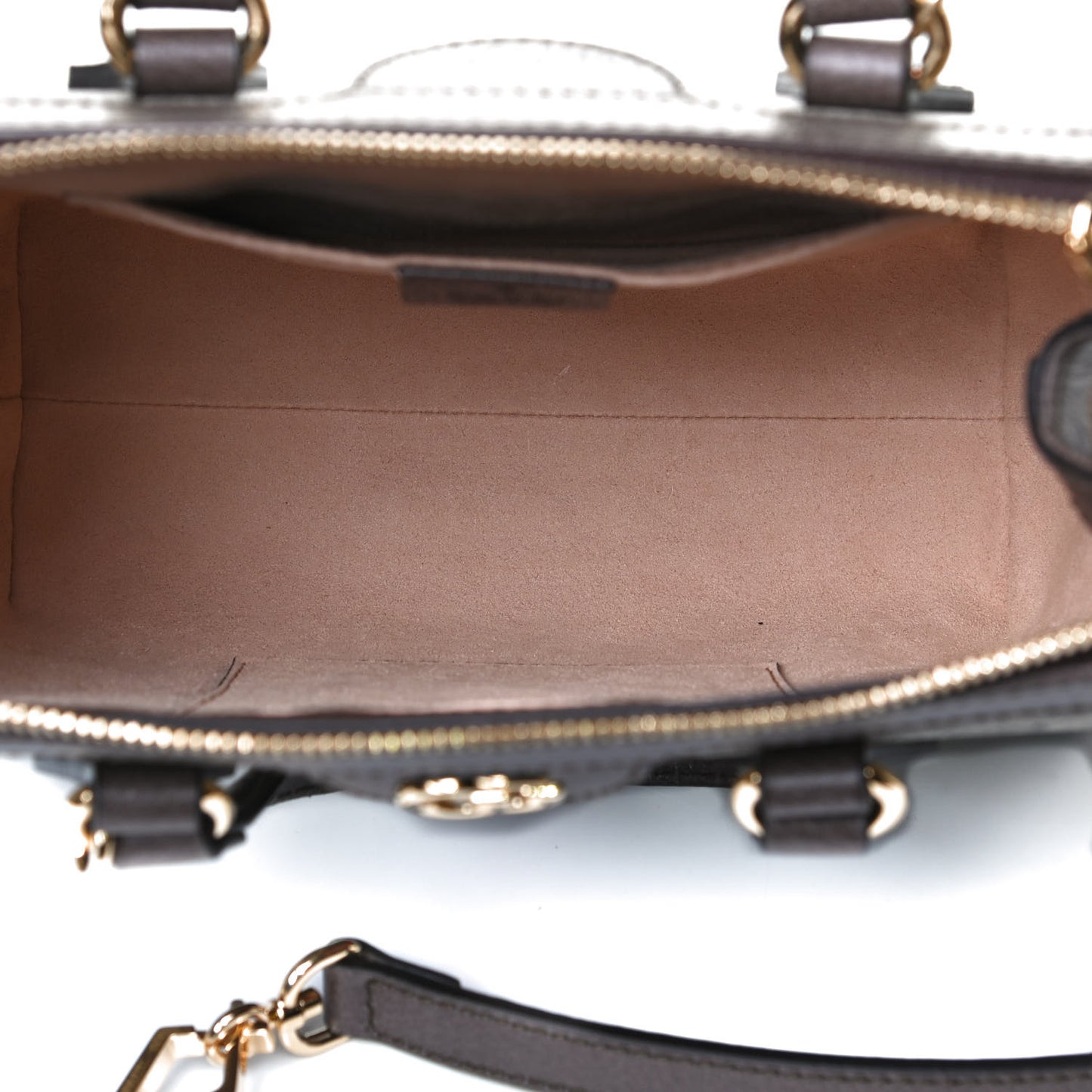 GG Supreme Monogram Small Ophidia Tote Bag Brown