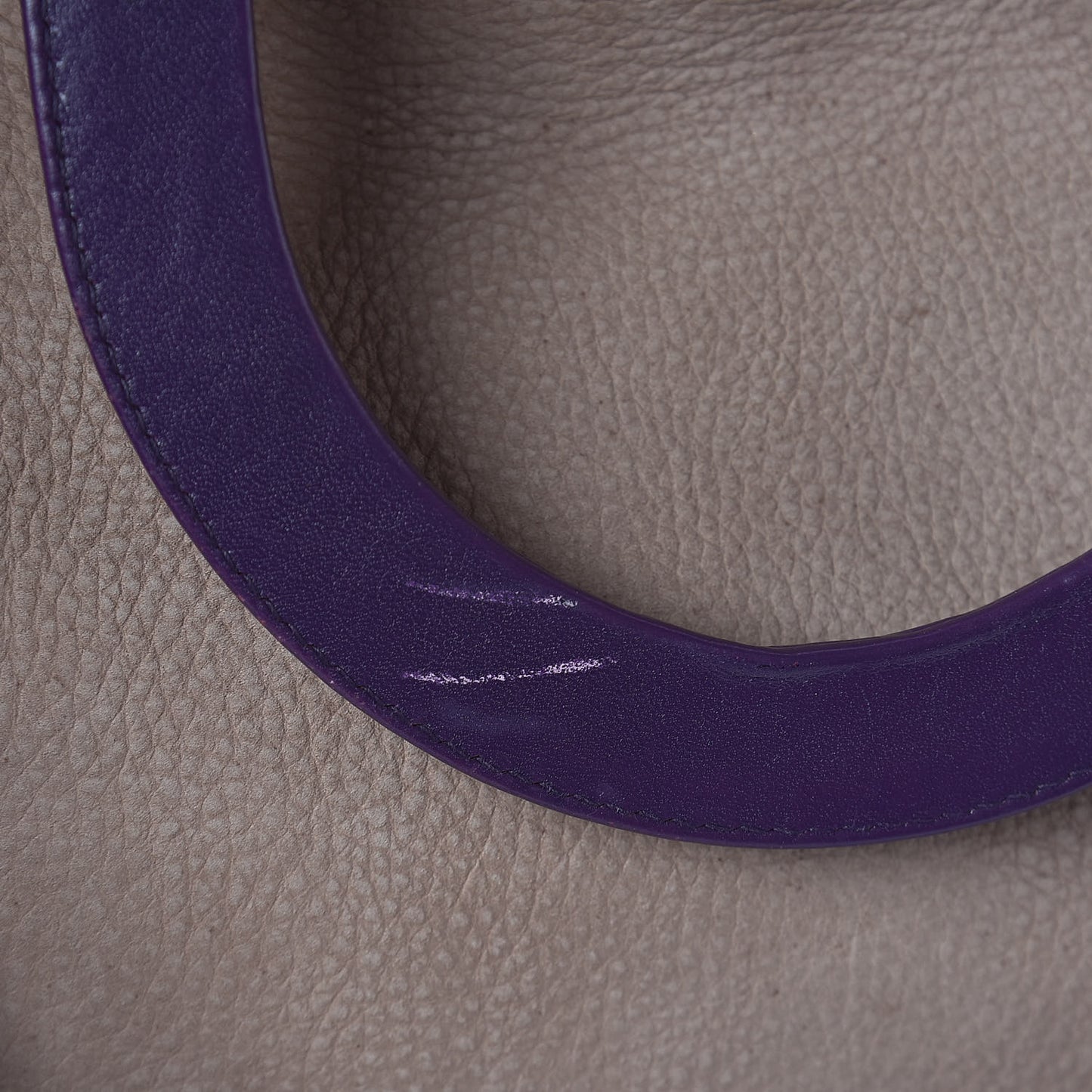 Nubuck Large Diorissimo Tote Beige Purple