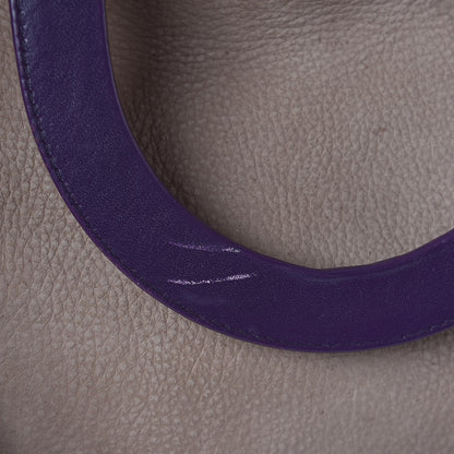 Christian Dior Nubuck Large Diorissimo Tote Beige Purple 8 of 12