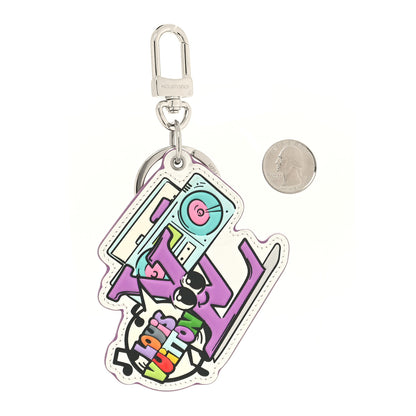 Louis Vuitton Monogram Comics Bag Charm Key Holder Multicolor 2 of 4