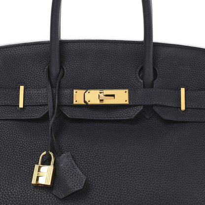 Hermes Togo Birkin 30 Bleu Nuit 8 of 10