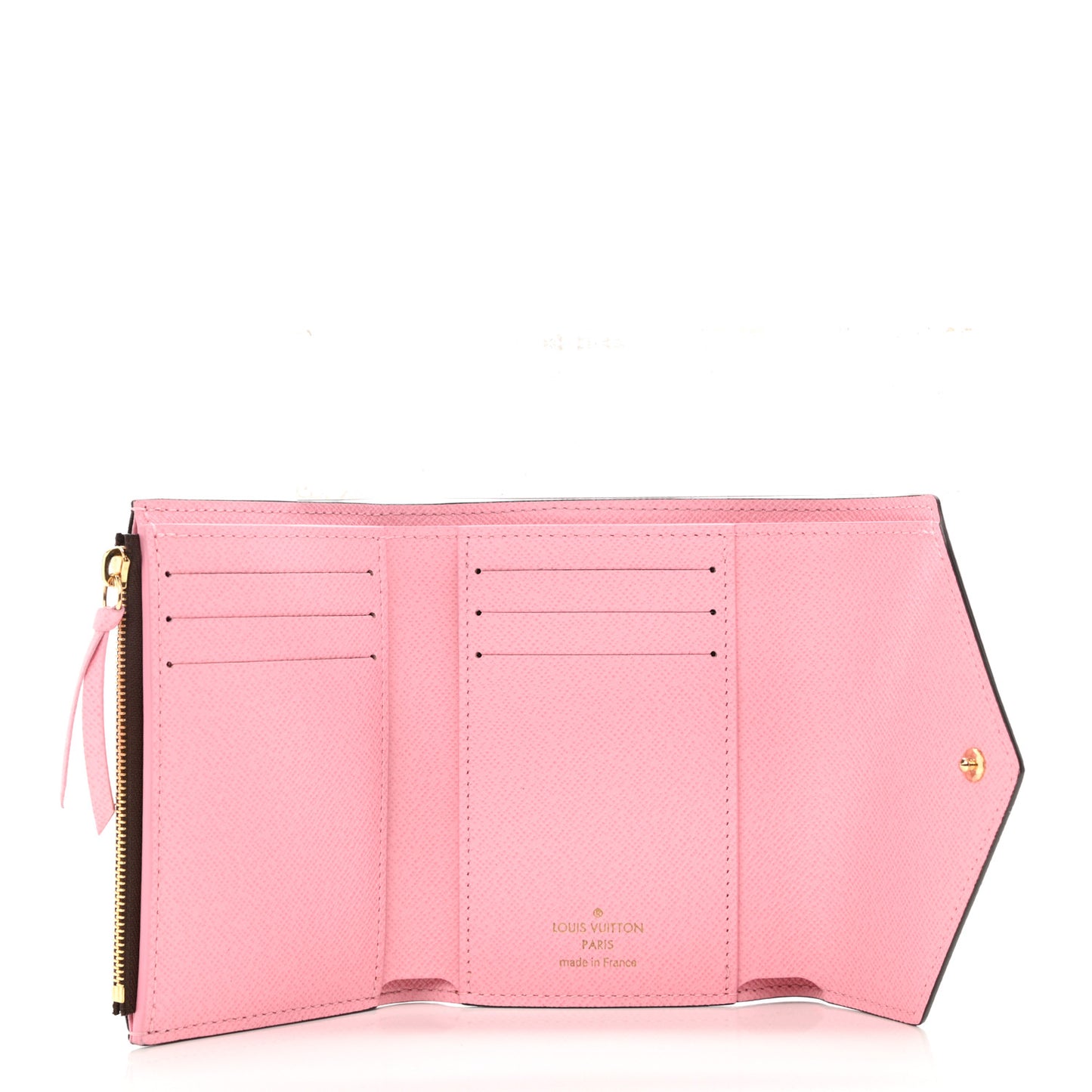 Damier Ebene Studded Victorine Wallet