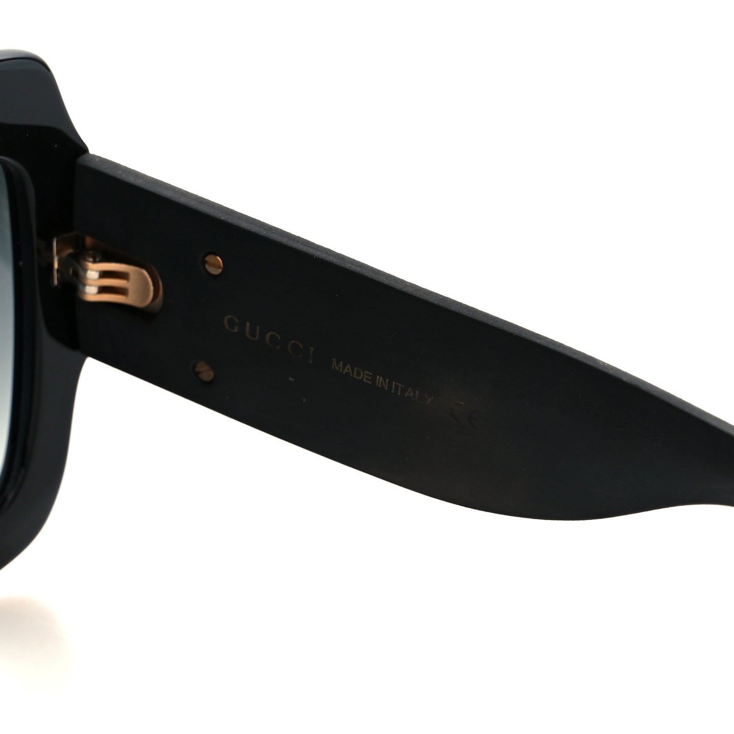 Square Frame GG0102S Sunglasses Glitter Black