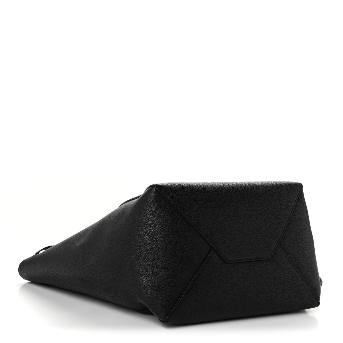 Soft Grained Calfskin Medium Belt Cabas Phantom Black