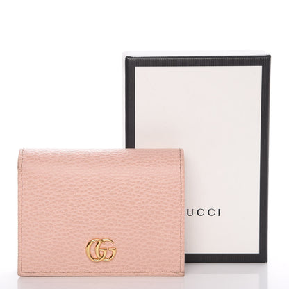 Gucci Dollar Calfskin GG Marmont Card Case Perfect Pink 12 of 12