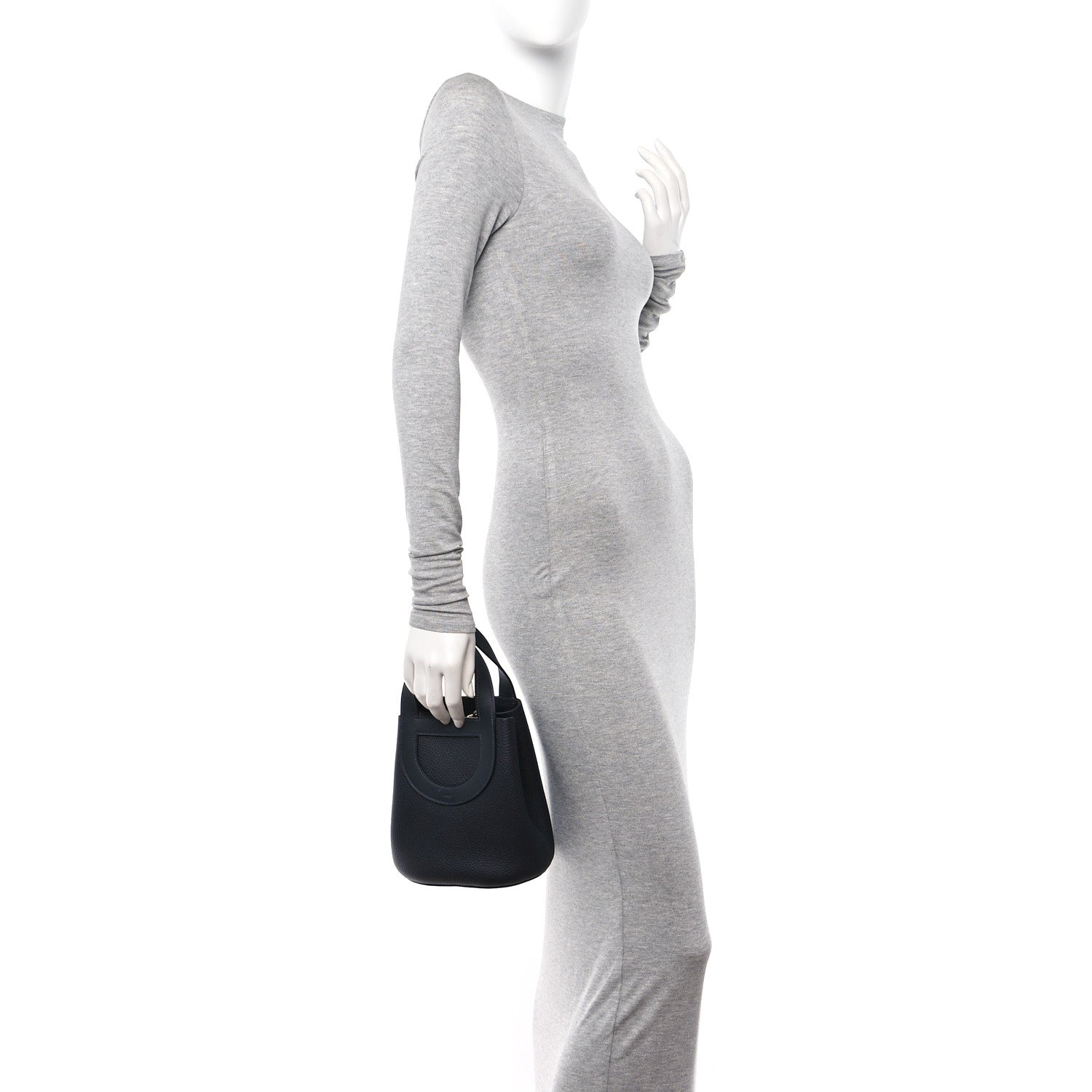 Hermes Taurillon Clemence Swift In-The-Loop 18 Bag Caban 2 of 11