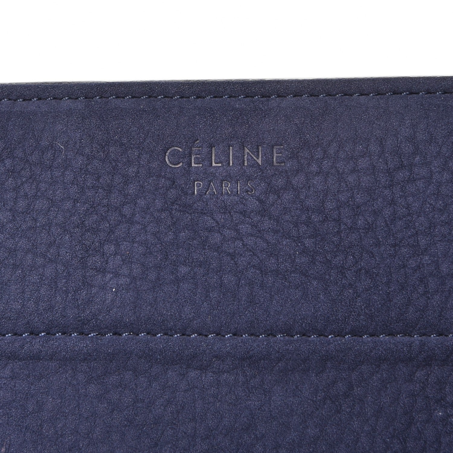 Celine Nubuck Calfskin Medium Phantom Luggage Navy Blue 6 of 10