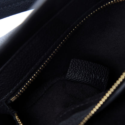 Celine Soft Grained Calfskin Medium Belt Cabas Phantom Black 9 of 9