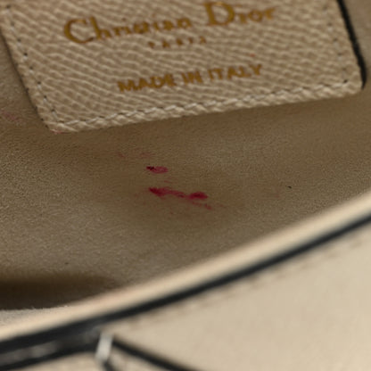 Christian Dior Grained Calfskin Mini Saddle Bag White 12 of 12