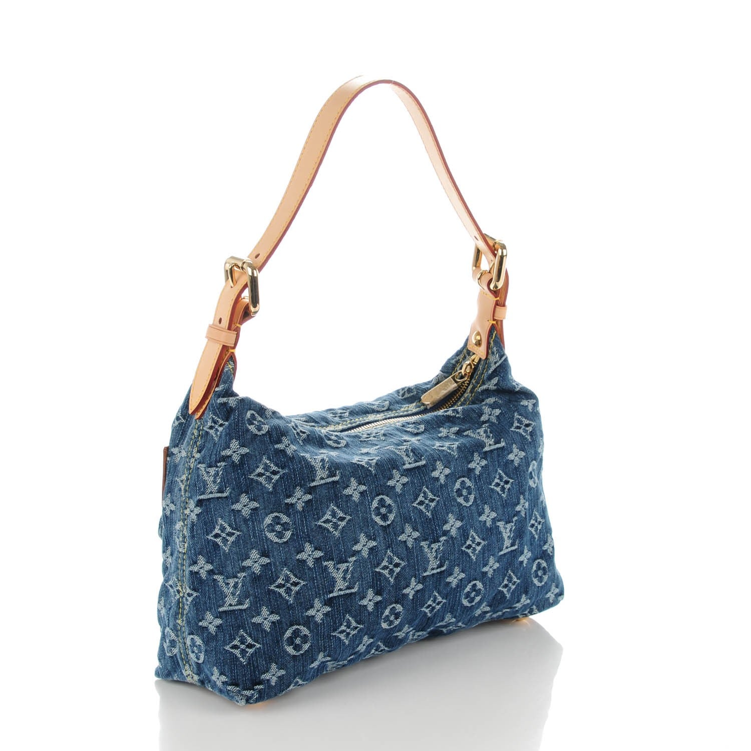 Louis Vuitton Monogram Denim Baggy PM Blue 3 of 7