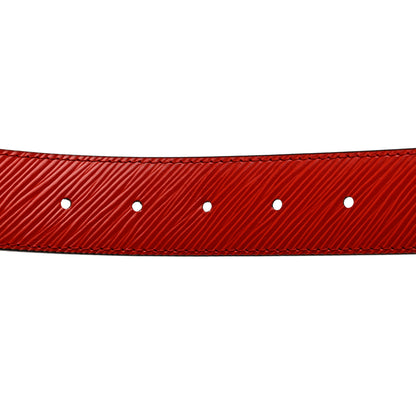 Louis Vuitton Monogram Epi 35mm LV Circle Reversible Belt 80 32 Coquelicot 4 of 8