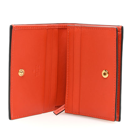 Gucci Boarded Plutone Crocodile Horsebit 1955 Card Case Wallet Sun Orange 5 of 7