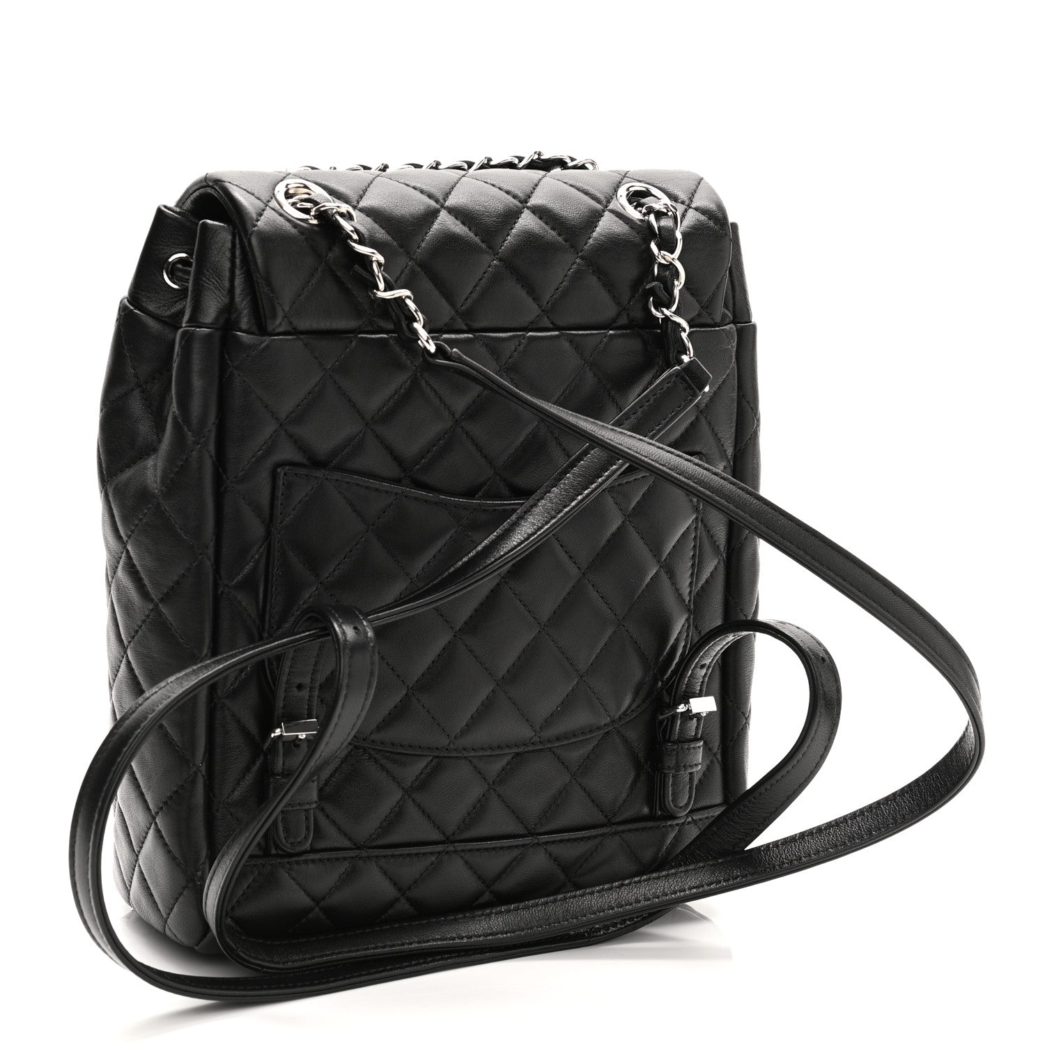 Chanel Lambskin Quilted Small Urban Spirit Backpack Black 3 of 11