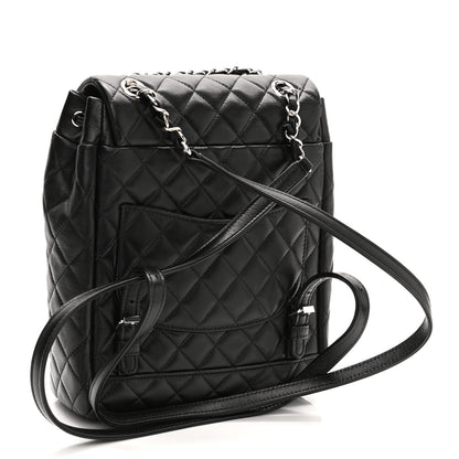 Chanel Lambskin Quilted Small Urban Spirit Backpack Black 3 of 11