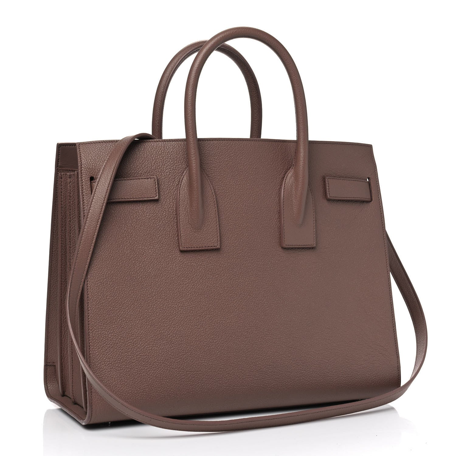 Saint Laurent Grained Calfskin Small Sac De Jour Old Rose 2 of 9