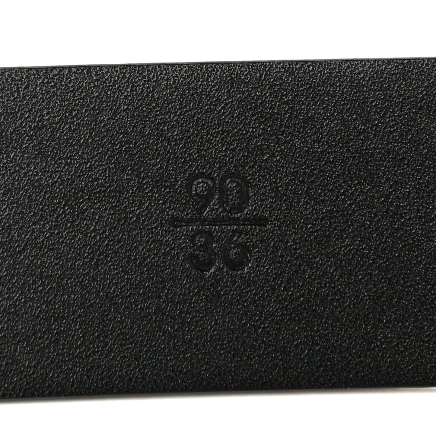 Lambskin Chain Square Buckle Belt 90 36 Black