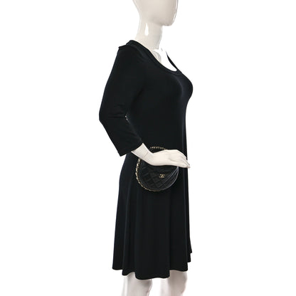 Chanel Quilted Chain Around Pouch Black 2 of 10