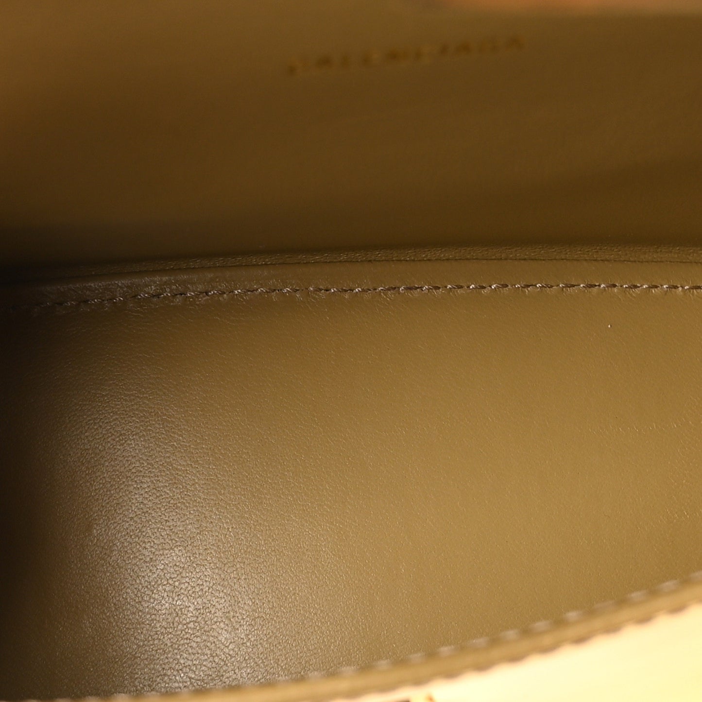 Metallic Calfskin Hourglass Top Handle Bag XS Gold