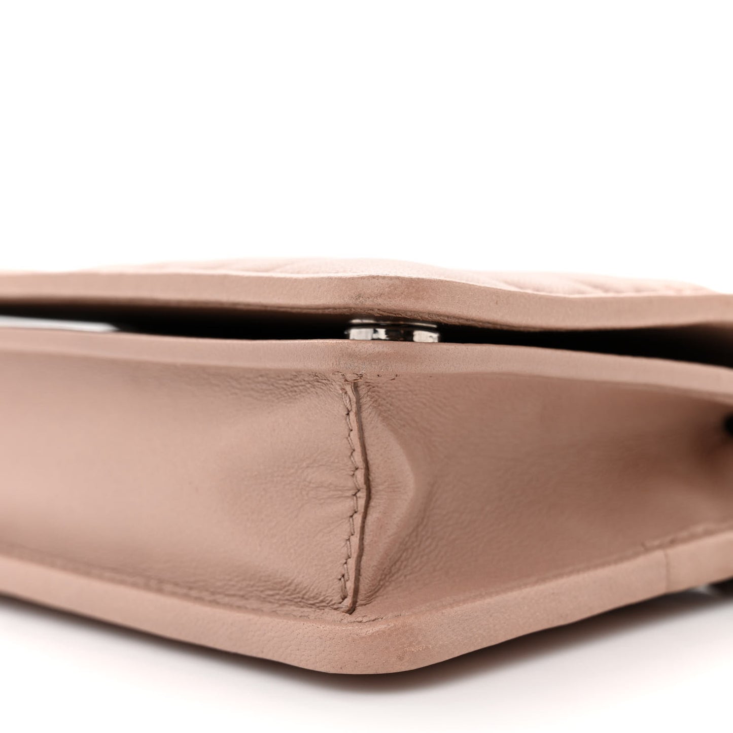 Soft Calfskin Impunture Diagramme Chain Wallet Cipria
