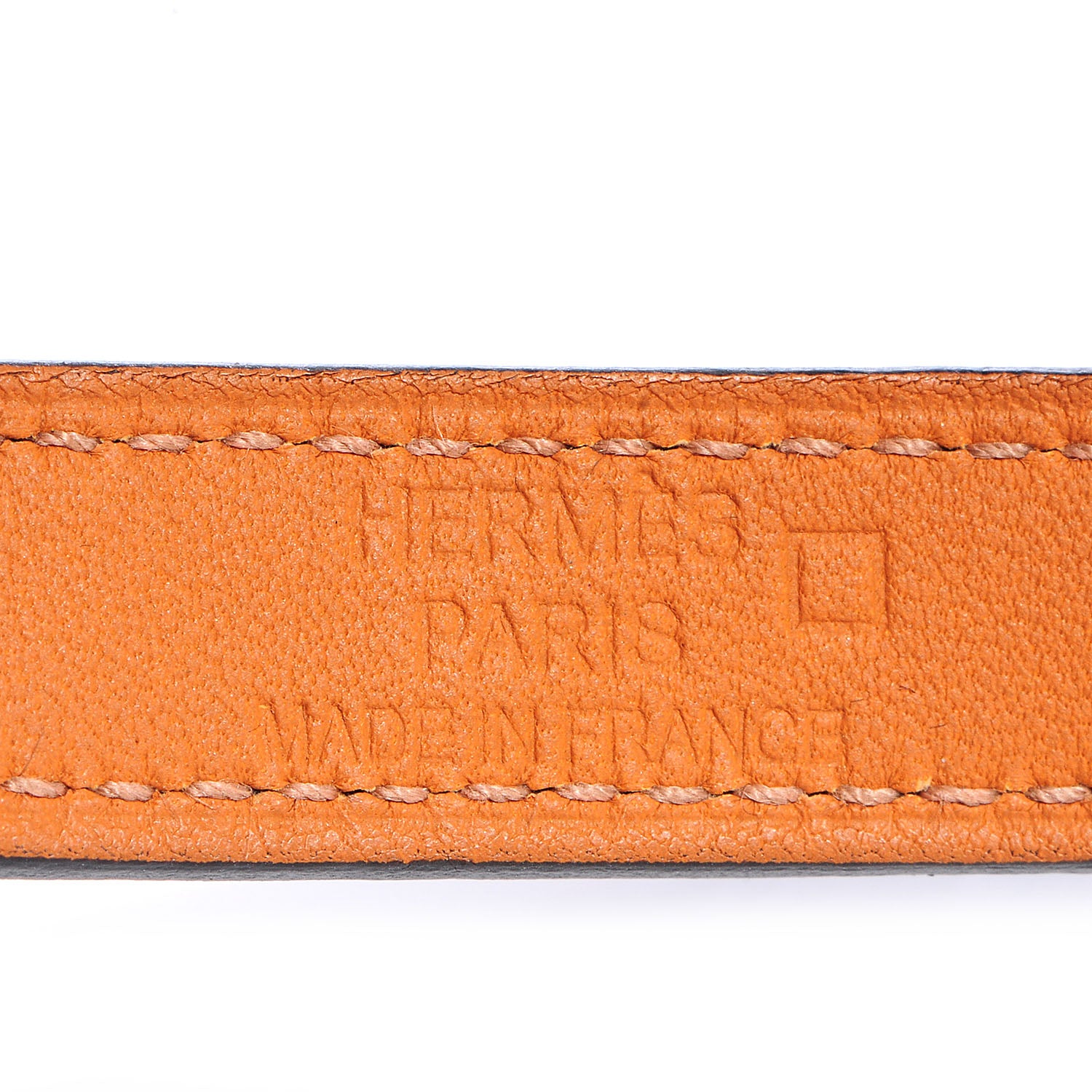 Hermes Shiny Alligator Kelly Double Tour Bracelet Small Blue Jean 5 of 7