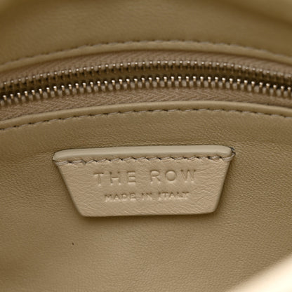 The Row Grained Calfskin Bourse Clutch Ivory 6 of 9