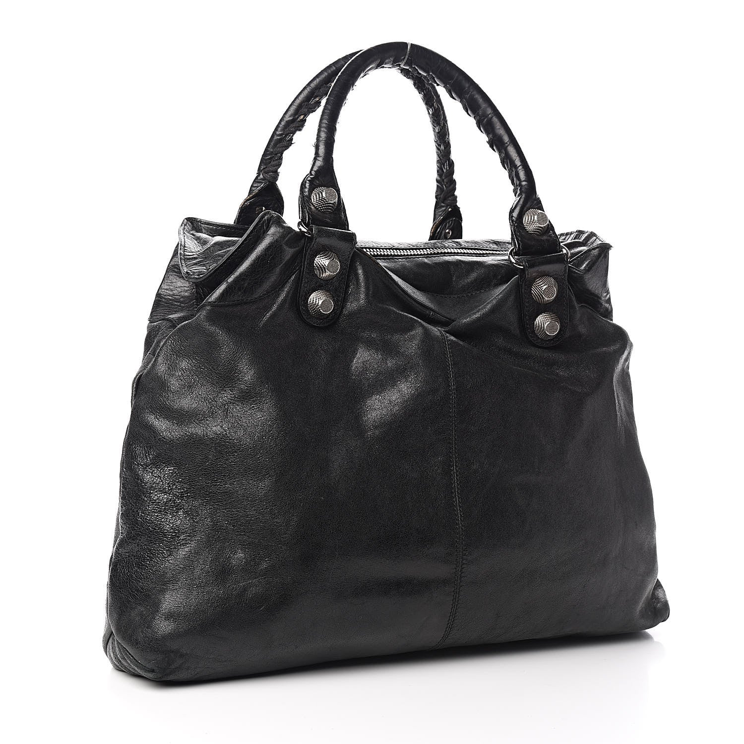 Balenciaga Agneau Giant 21 Silver Hardware Brief Black 3 of 17