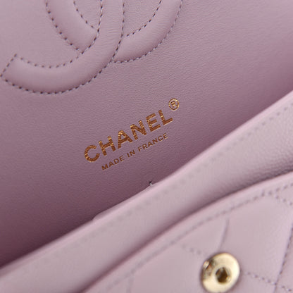 Chanel Caviar Quilted Medium Double Flap Light Pink 8 of 10