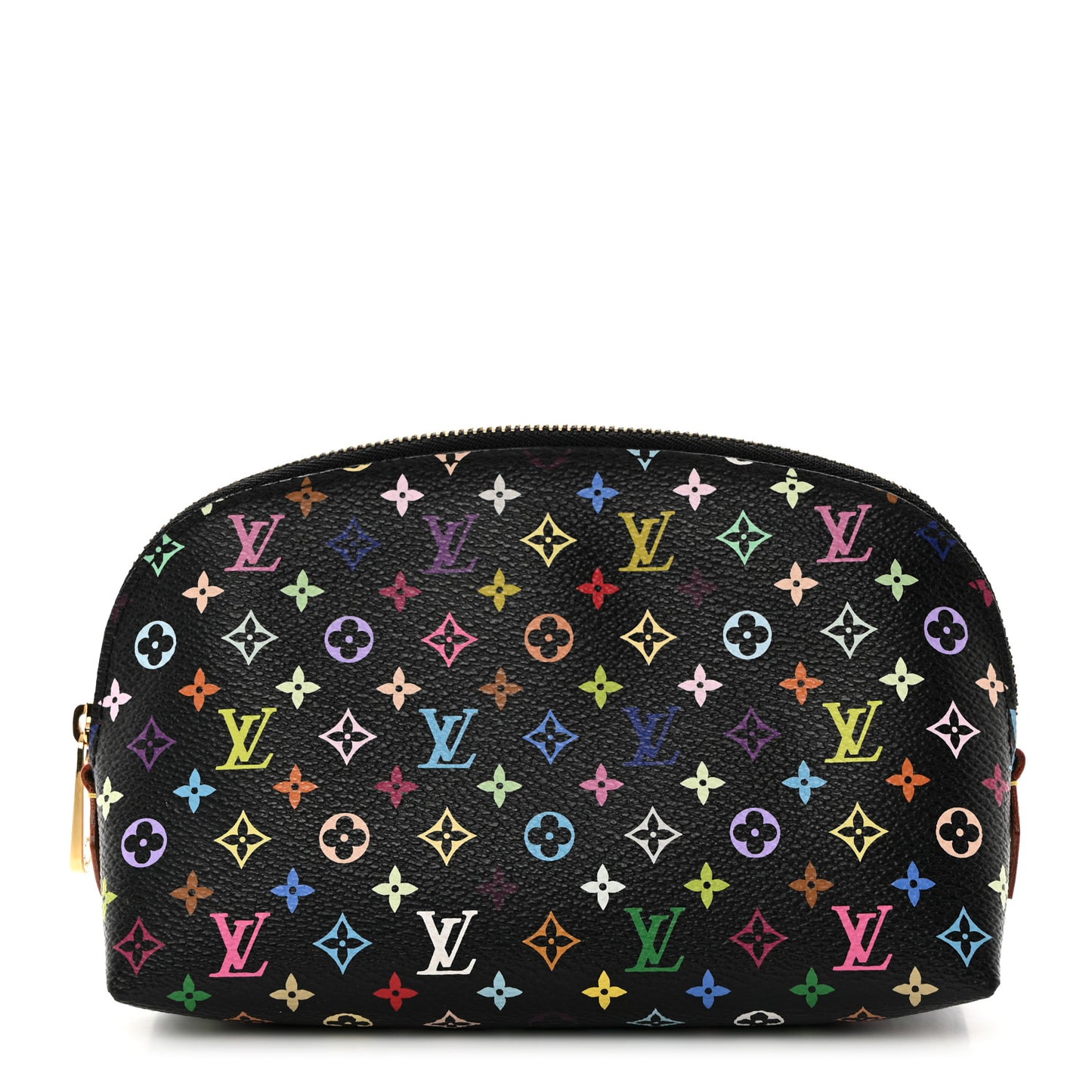 Monogram Multicolor Cosmetic Pouch Black Grenade
