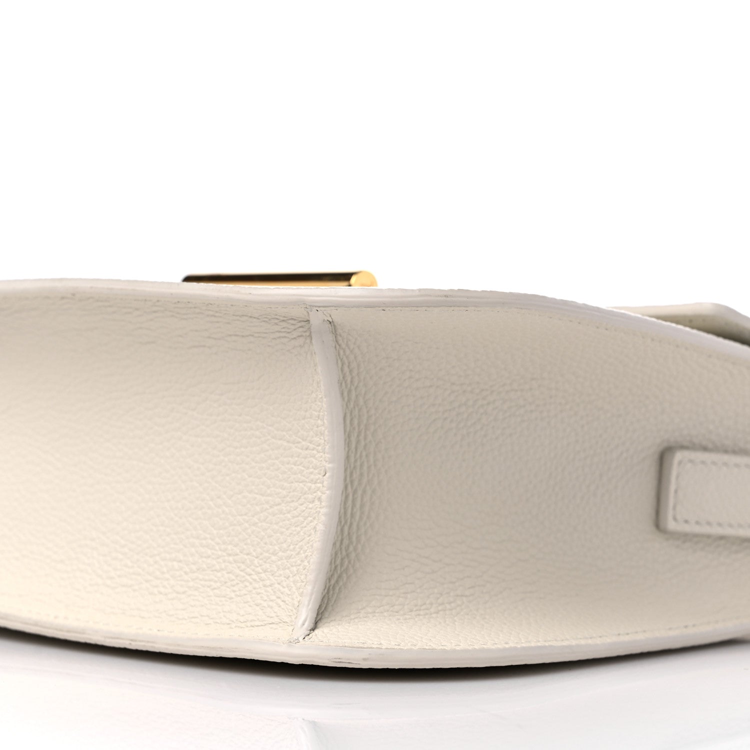 Tom Ford Grained Calfskin T Clasp Tara Crossbody Bag White 7 of 9