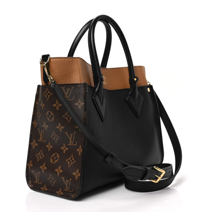 Louis Vuitton Calfskin Monogram On My Side Black 3 of 9