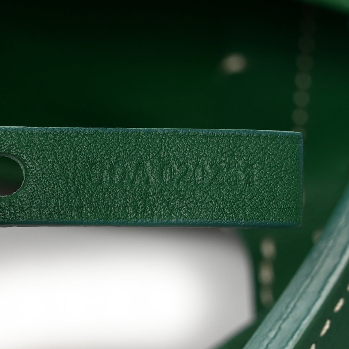 Goyardine Reversible Anjou PM Green