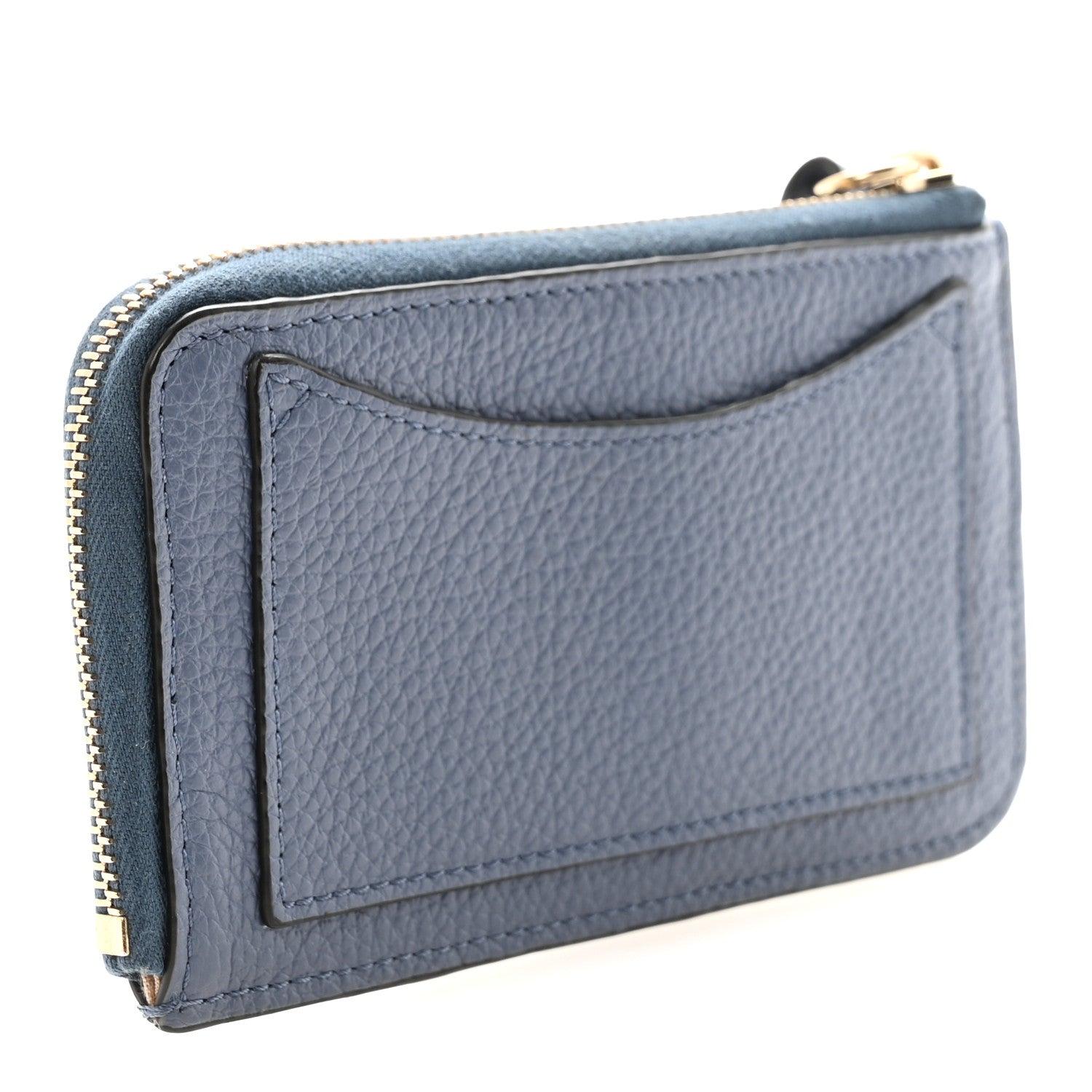 Chloe Calfskin Alphabet Purse Wallet Blue 3 of 7
