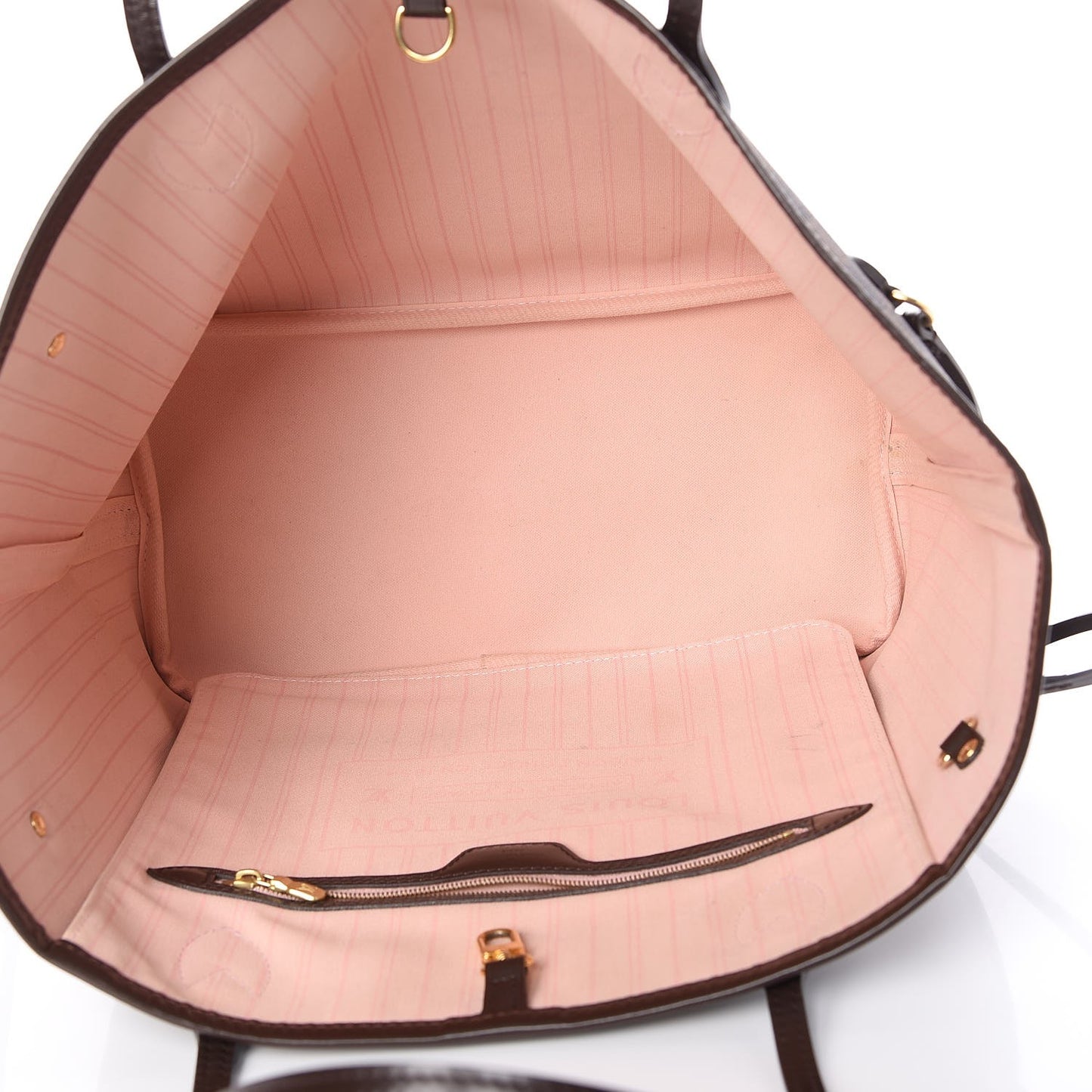Damier Ebene Neo Neverfull MM Rose Ballerine