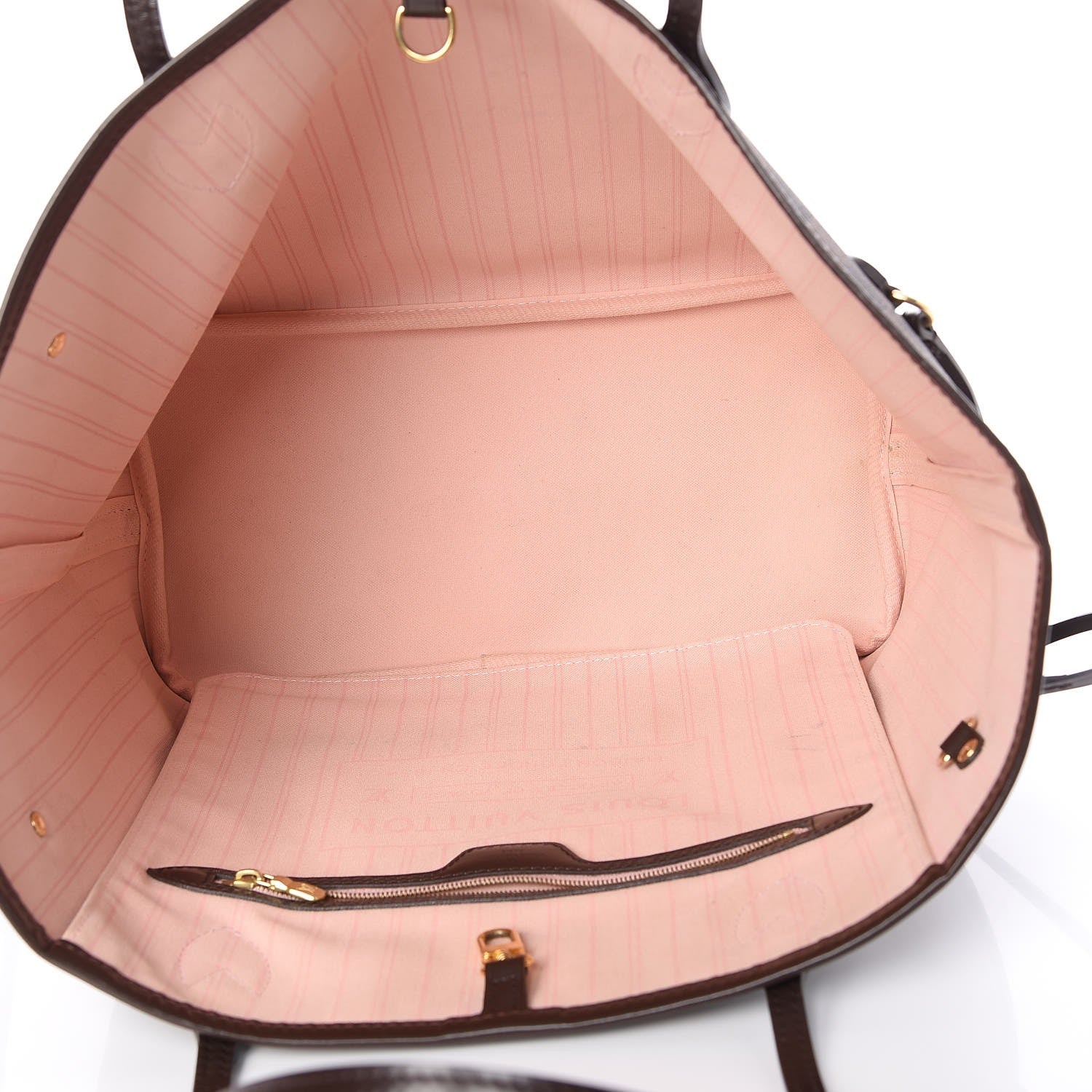 Louis Vuitton Damier Ebene Neo Neverfull MM Rose Ballerine 5 of 7