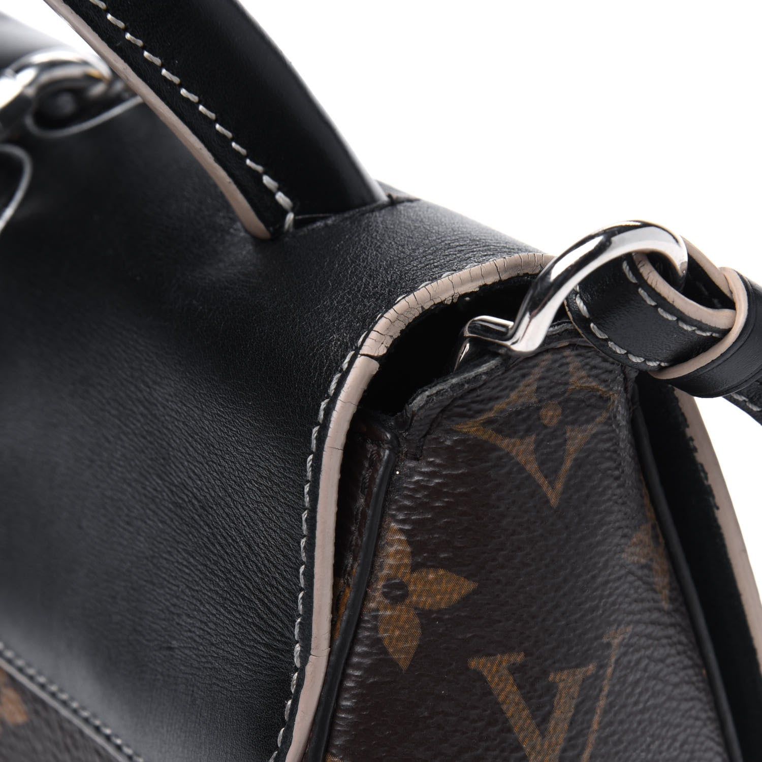 Louis Vuitton Calfskin Monogram Chain It Bag PM Black 15 of 21