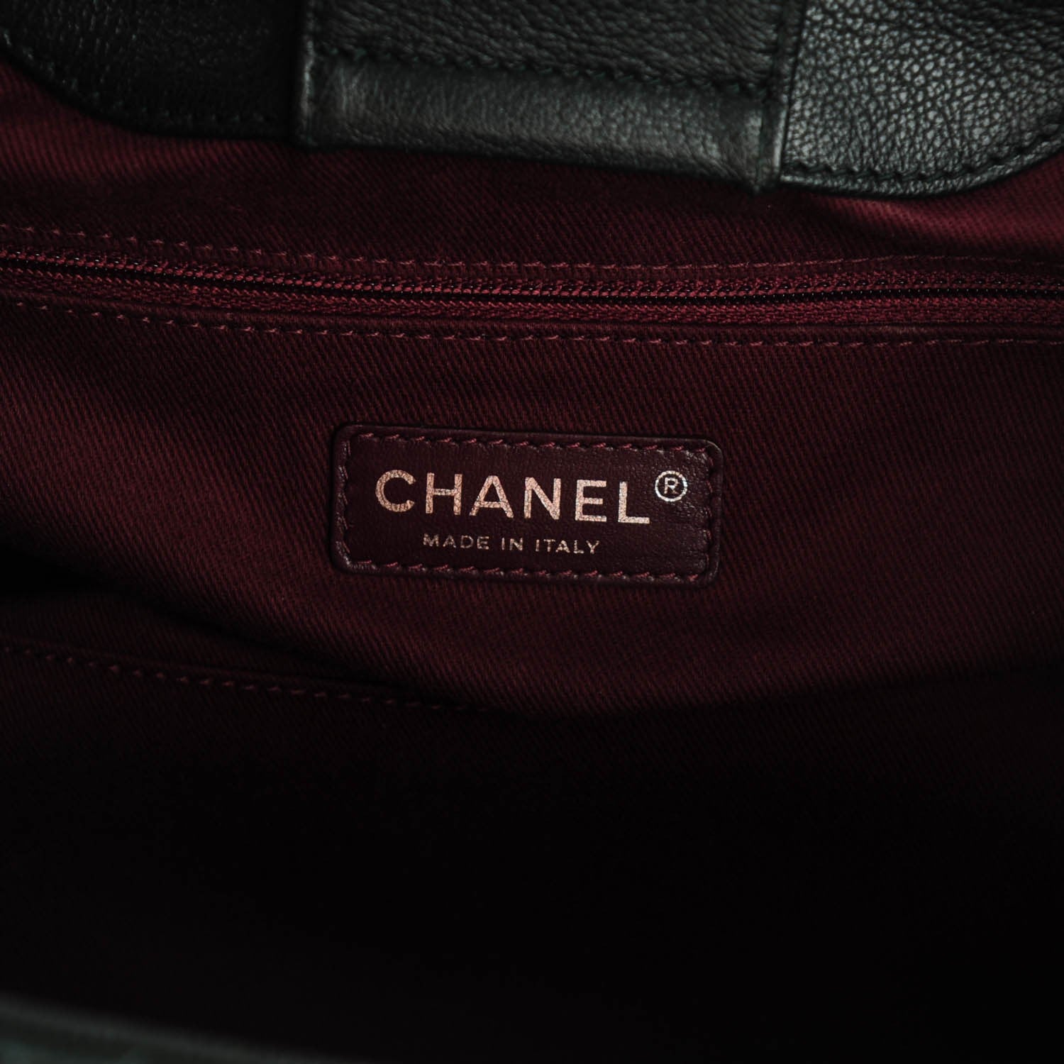 Chanel Faded Goatskin Quilted Large Tote Green 6 of 7