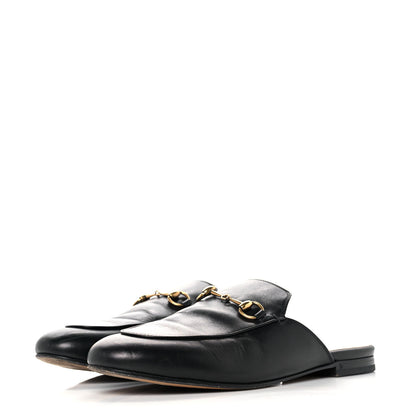 Gucci Calfskin Womens Princetown Slippers 39.5 Black 3 of 9