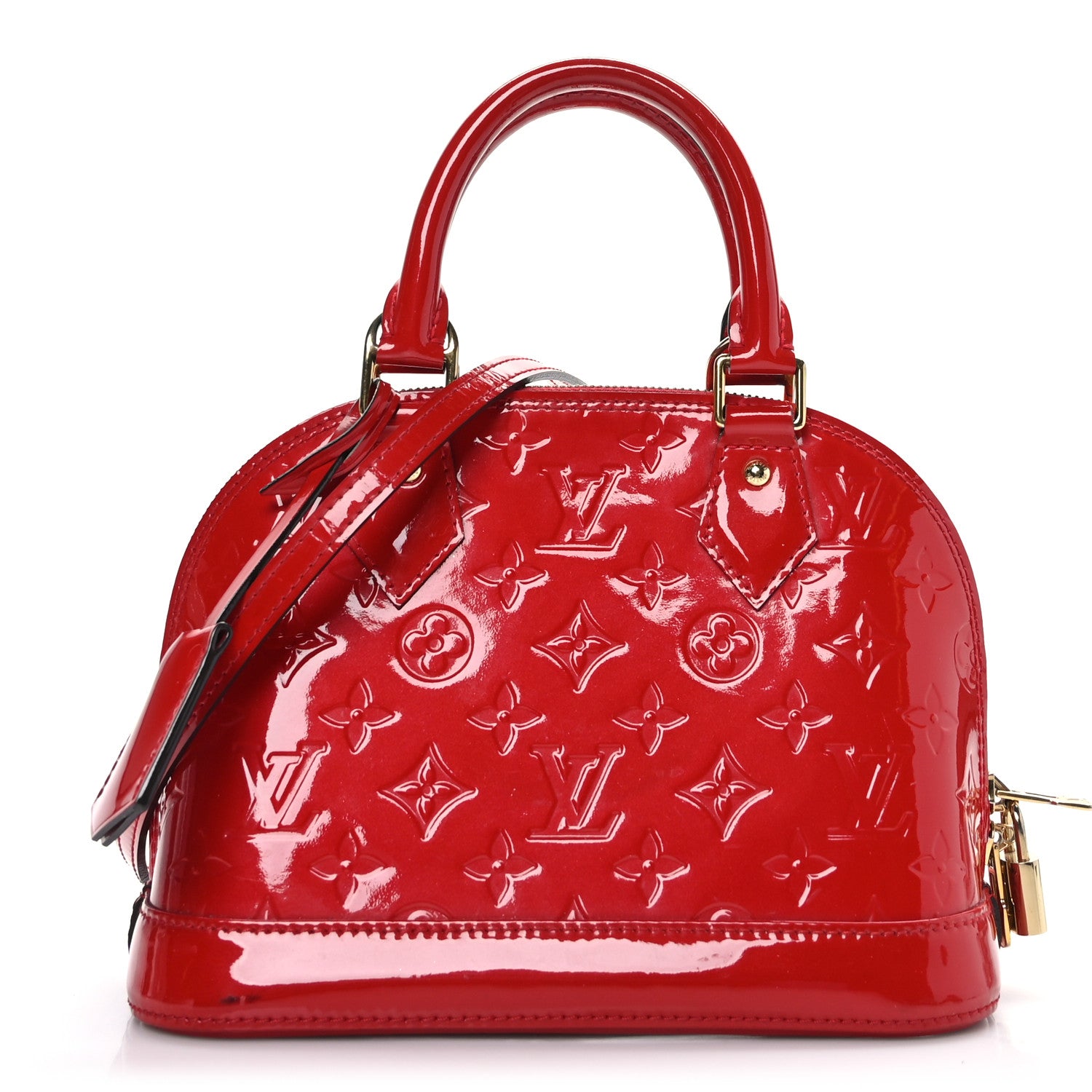 Louis Vuitton Vernis Alma BB Cherry 1 of 8