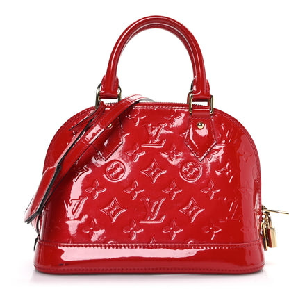 Louis Vuitton Vernis Alma BB Cherry 1 of 8