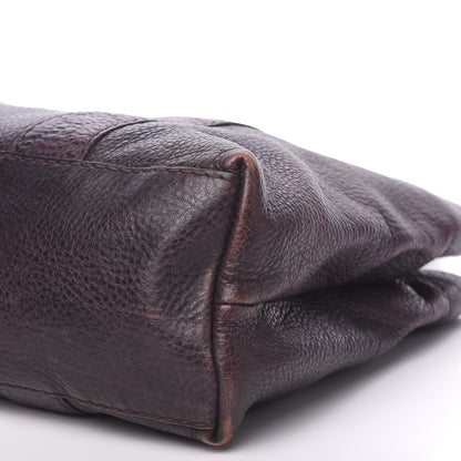 Gucci Calfskin Medium Bamboo Bar Tote Bag Dark Brown 8 of 12