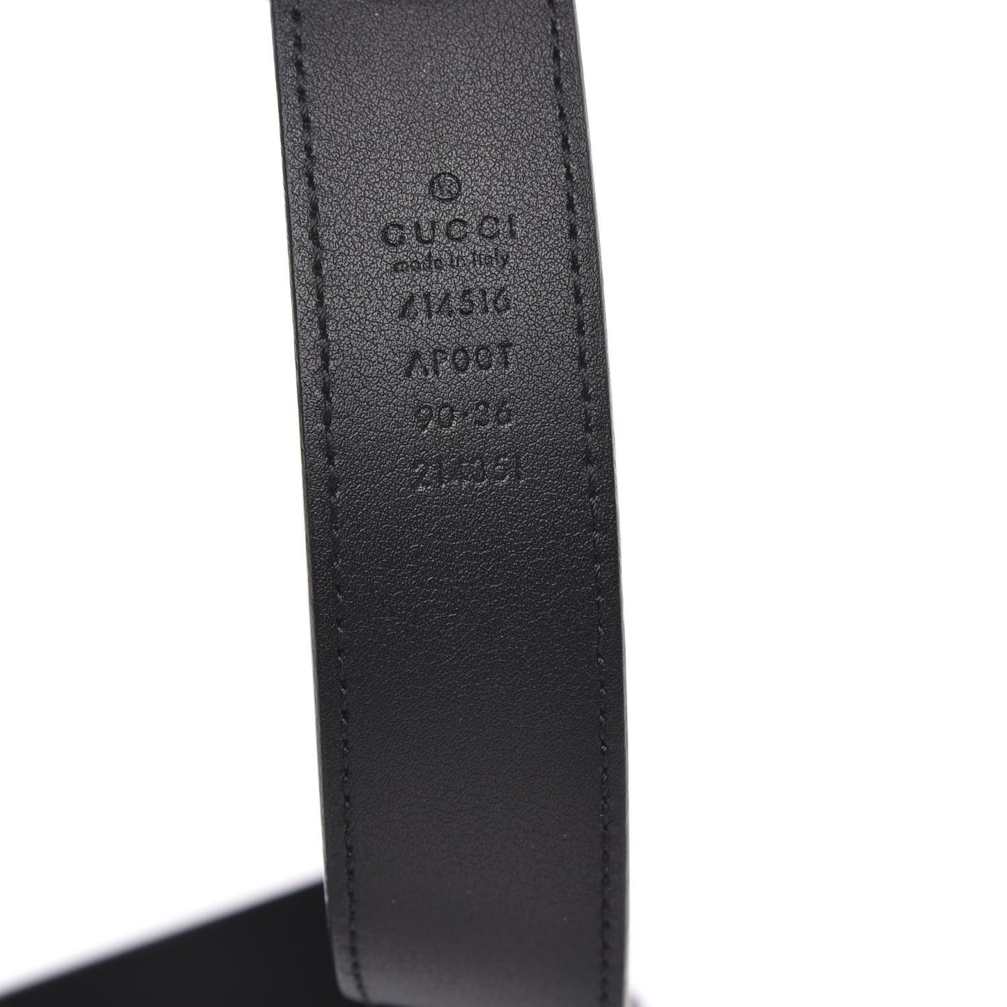 Calfskin Double G 30mm Belt 90 36 Black
