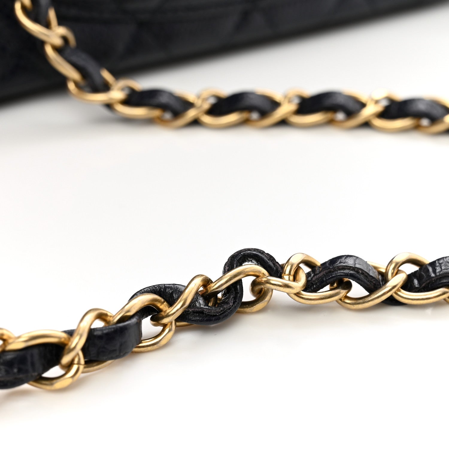 Chanel Caviar Quilted Mini Rectangular Flap Navy 11 of 12