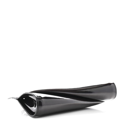Christian Louboutin Patent Psychic Loubitwist Clutch Black 4 of 9