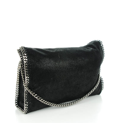 Stella McCartney Shaggy Deer Falabella Fold Over Tote Black 3 of 8