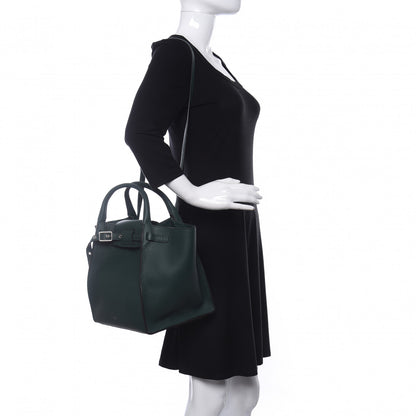 Celine Supple Grained Calfskin Small Big Bag Dark Green 2 of 9