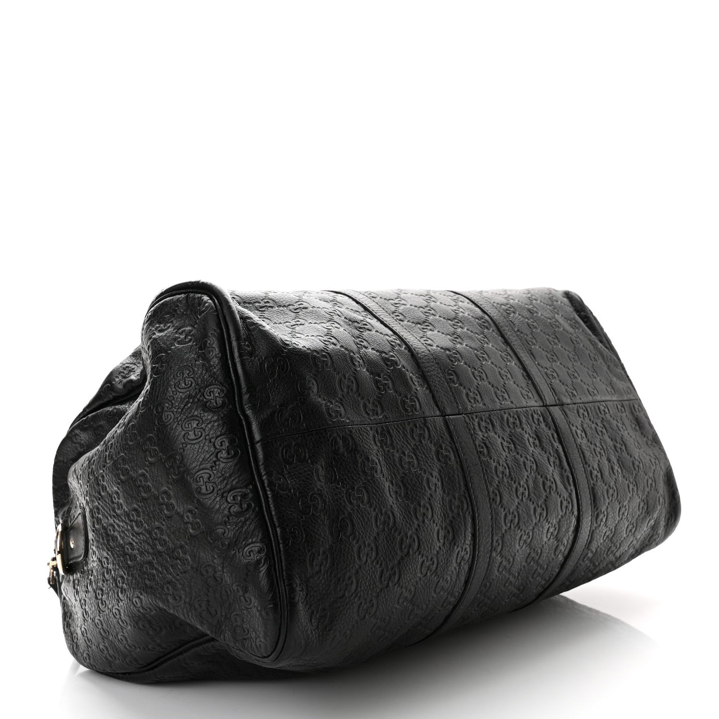 Guccissima Medium Carry On Duffle Black