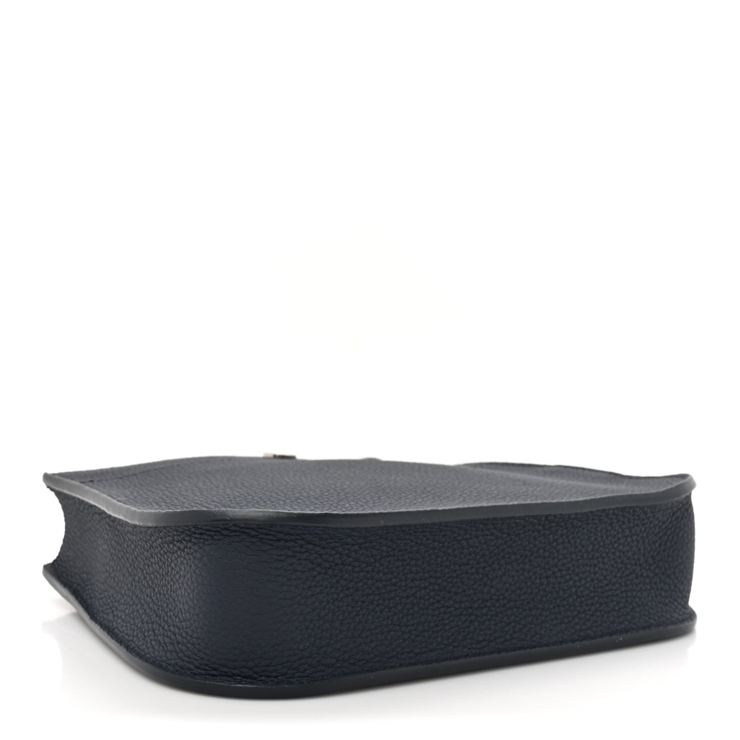 Grained Calfskin Milky Way Shoulder Bag Navy Blue