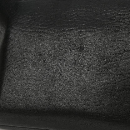 Saint Laurent Lambskin Monogram Large Pouch On Strap Black 17 of 17